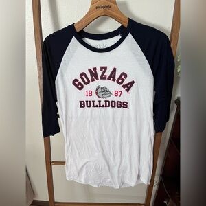 Blue 84 Gonzaga Bulldogs Tee - Navy and White